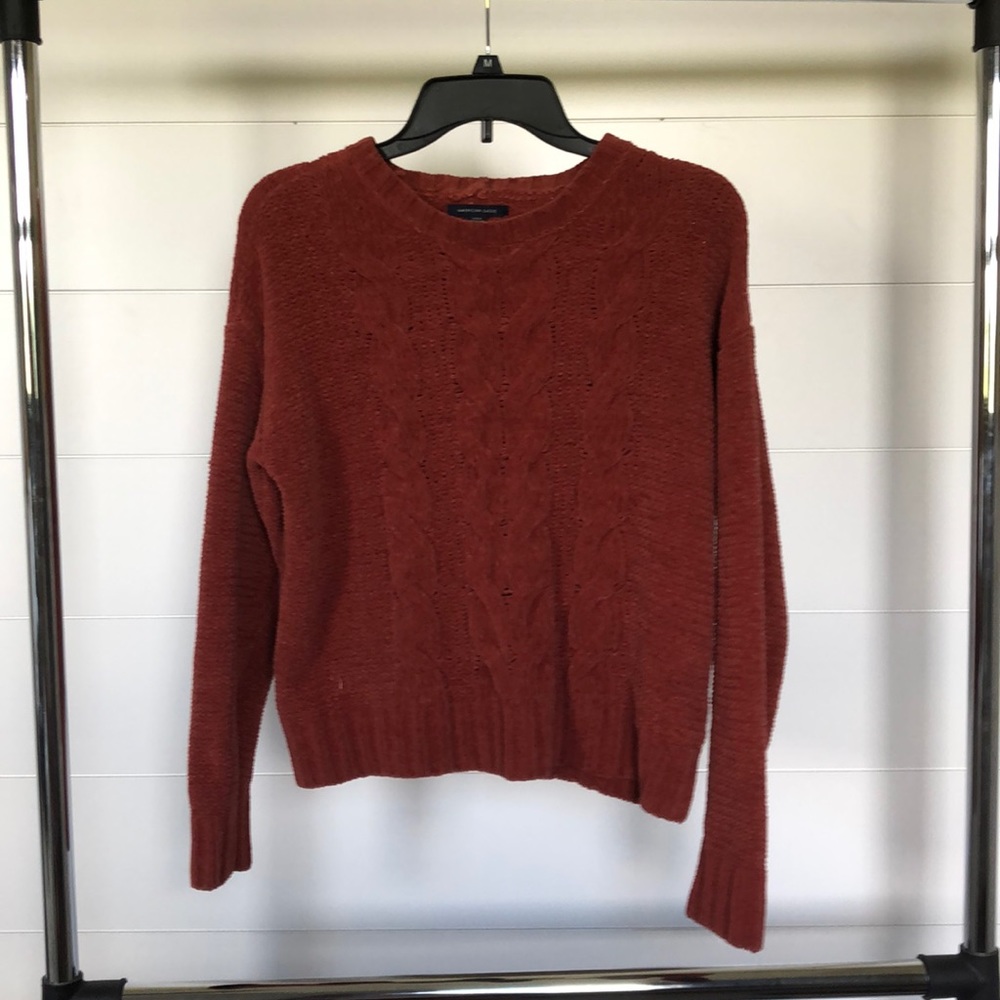 American Eagle Semi-Crop Sweater
